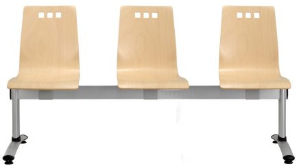 Ławka trzyosobowa do poczekalni Berni - 4