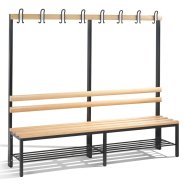 Ławka z półką na buty - szerokość 1960 mm CP 8052-110