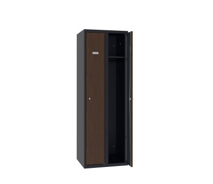 Szafka pracownicza z drzwiami laminowanymi Sum 320 W szerokość 600 mm - 2