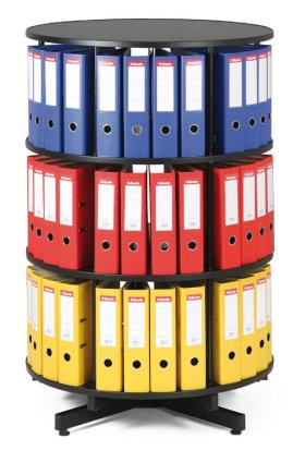 Szafa kartotekowa obrotowa - 3 poziomy - 2