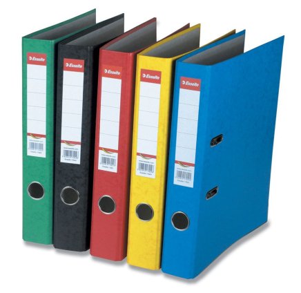 Segregator dźwigniowy Esselte Rainbow 50 mm - kolor żółty