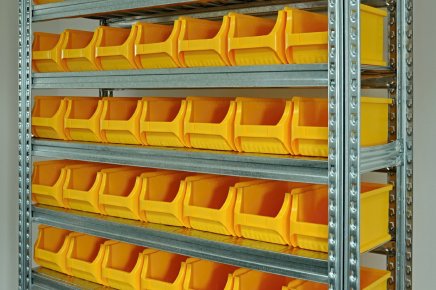 Regał metalowy z plastikowymi pojemnikami 1972 x 1972 x 330 mm 877851018 (różne warianty) - 3