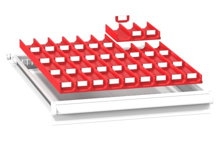 Plastikowa przegroda do szuflady ZE 27 x 36D