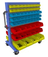 Mobilne panele dwustronne z małym wyposażeniem (6 modeli)