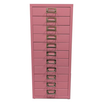 Kontenerek z szufladami na kółkach HDK-M11 RAL 3015