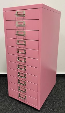 Kontenerek z szufladami na kółkach HDK-M11 RAL 3015 - 2