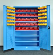 Szafka warsztatowa Kovos ze skrzynkami plastikowymi SPZ_11_0003_C_VAR_4