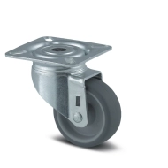 Koło skrętne z płytką montażową