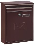 Skrzynka pocztowa Como brązowa