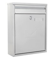 Skrzynka pocztowa Como srebrna