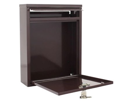 Skrzynka pocztowa Como brązowa - 2