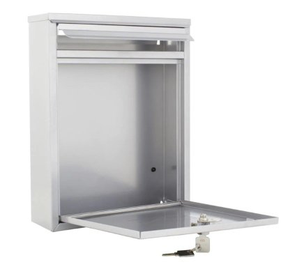 Skrzynka pocztowa Como srebrna - 2