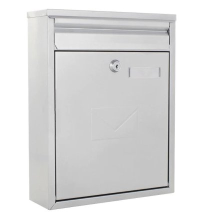 Skrzynka pocztowa Como srebrna