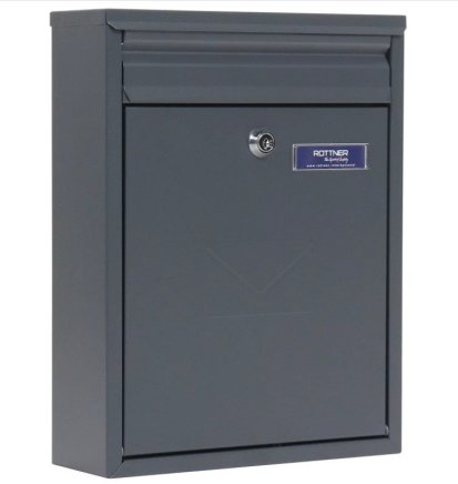 Skrzynka na listy Como w kolorze antracytowym