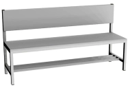 Ławka do szatni LAV 15O - szerokość 1500 mm