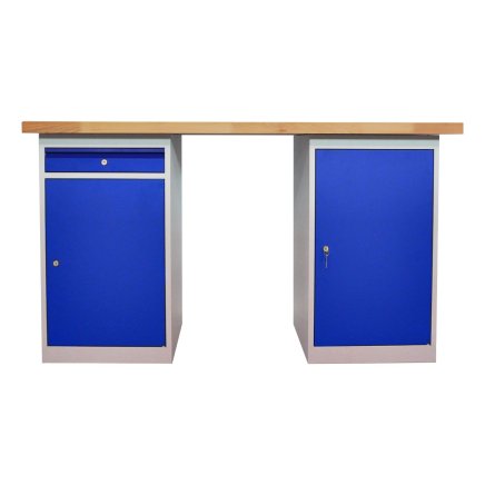 Stół warsztatowy z kontenerkami CE15_1PD