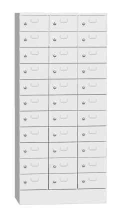 Szafa do sortowania poczty bez wrzutni SVO_33_B33