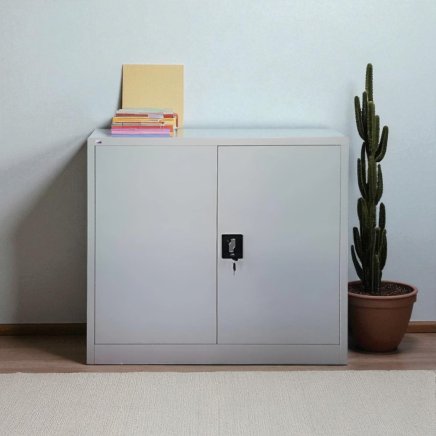 Szafka biurowa metalowa szara C01B - 3