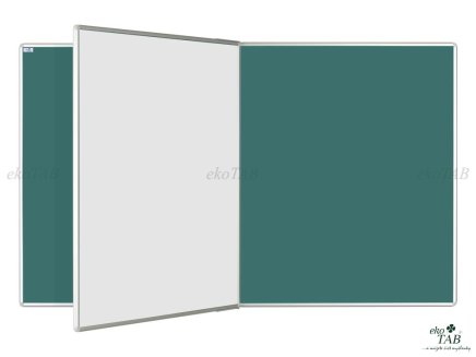 Tablica dwuczęściowa do pisania markerem i kredą - PIVOT KB+KZ (4 modele)