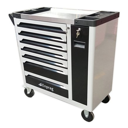 Wózek warsztatowy na narzędzia XT-007 + zestaw narzędzi we wkładce piankowej - 2