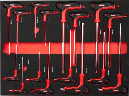 Wózek warsztatowy na narzędzia XT-002 + zestaw narzędzi we wkładce piankowej - 9