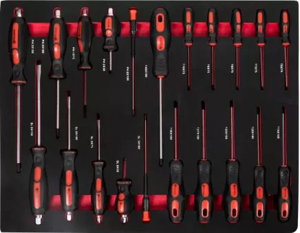 Wózek warsztatowy na narzędzia XT-007 + zestaw narzędzi we wkładce piankowej - 7