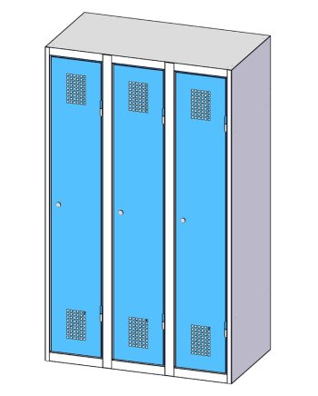 Szafa metalowa trzydrzwiowa XS93-15 - 3