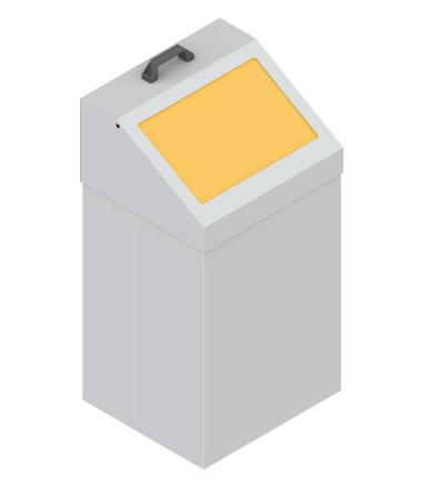 Kosz na śmieci 70L typu KOS 1267 - 6