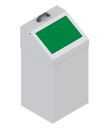 Kosz na śmieci 70L typu KOS 1267 - 3