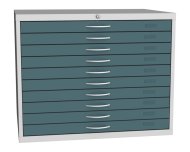 Szafka rysunkowa - na mapy i rysunki w formacie A1 typu VKS A1B