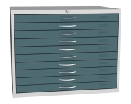 Szafka rysunkowa - na mapy i rysunki w formacie A1 typu VKS A1B