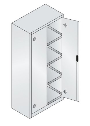 Szafa warsztatowa na substancje niebezpieczne CP 8921-315 - 3