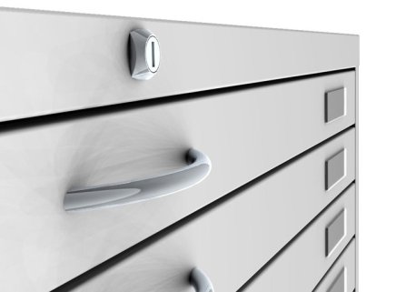 Szafka mapowa - na mapy i rysunki w formacie A0 typu VKS A0A - 3