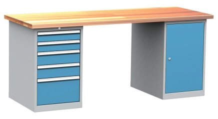 Stół warsztatowy z kontenerkami Kovos DPS 205