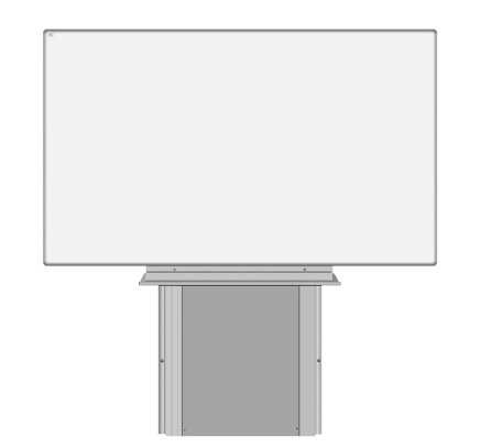 Jednoczęściowa tablica do pisania markerem – Menedżer L 200x100 - 5