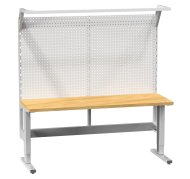 Stół z regulacją stopniową z tablicą perforowaną (różne warianty)