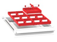 Plastikowe przegródki do szuflad ZL 19 x 27D