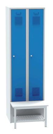 Szafa z ławką z przodu z kratką SALP32_B - 3