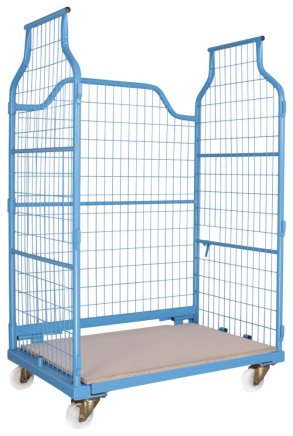 Kontener mobilny z 3 ścianami z siatki Universal Corlette® (4 modele)