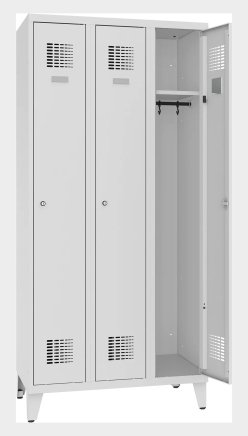 Szafka pracownicza BHP metalowa na nogach Sum 331 szer. 900 mm