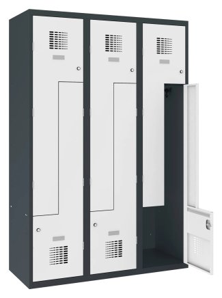 Szafa metalowa Sul 43 W, szerokość 1200 mm