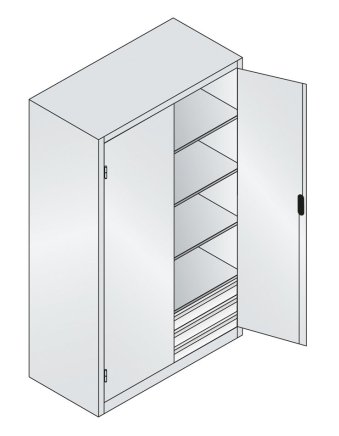 Szafka warsztatowa CP 8932-503 - 6