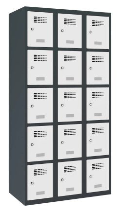 Szafka pracownicza BHP metalowa Sus 335 W, szerokość 900 mm