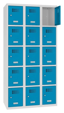 Szafka pracownicza BHP metalowa Sus 335 W, szerokość 900 mm - 5