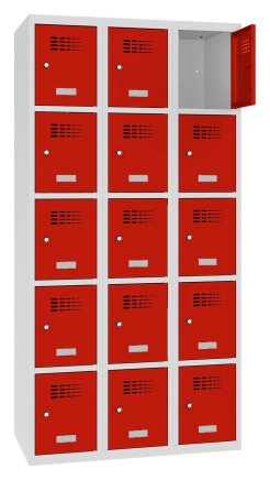 Szafka pracownicza BHP metalowa Sus 335 W, szerokość 900 mm - 4