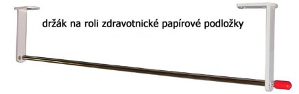 Uchwyt na rolkę podkładu papierowego higienicznego