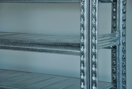 Bezśrubowy regał półkowy 1972 x 1124 x 410 mm - 1