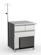 Szafka anestezjologiczna ze stali nierdzewnej SZLA