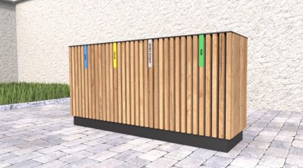 Kosz do segregacji odpadów Lamela III