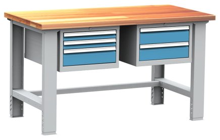 Stół warsztatowy z kontenerkami Kovos, zestaw DPS 108